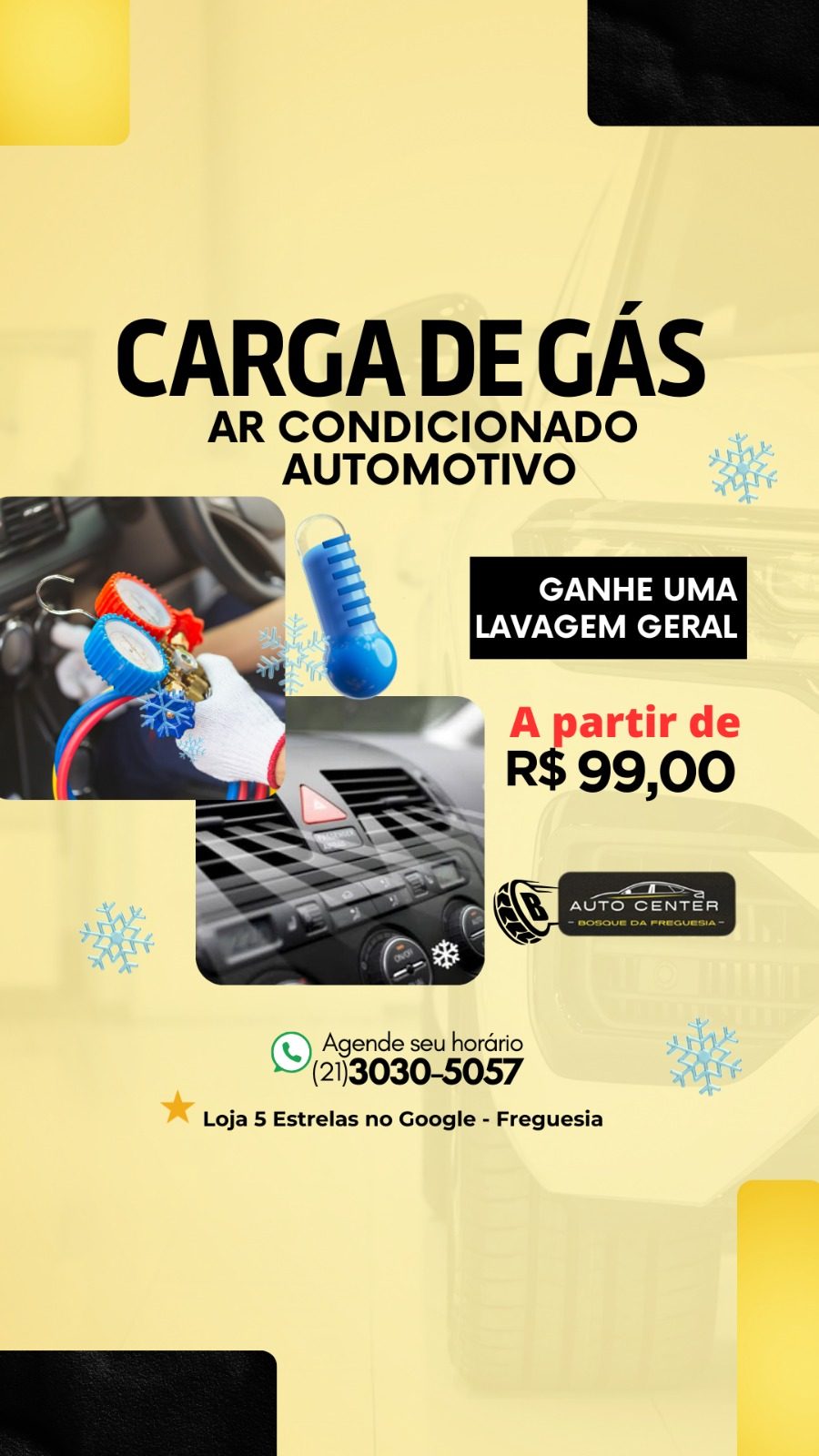 CARGA DE GÁS
